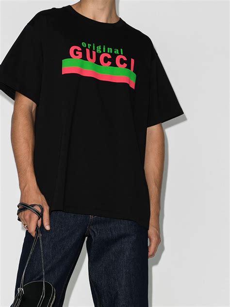 gucci print t sirt|Gucci symbol t shirt.